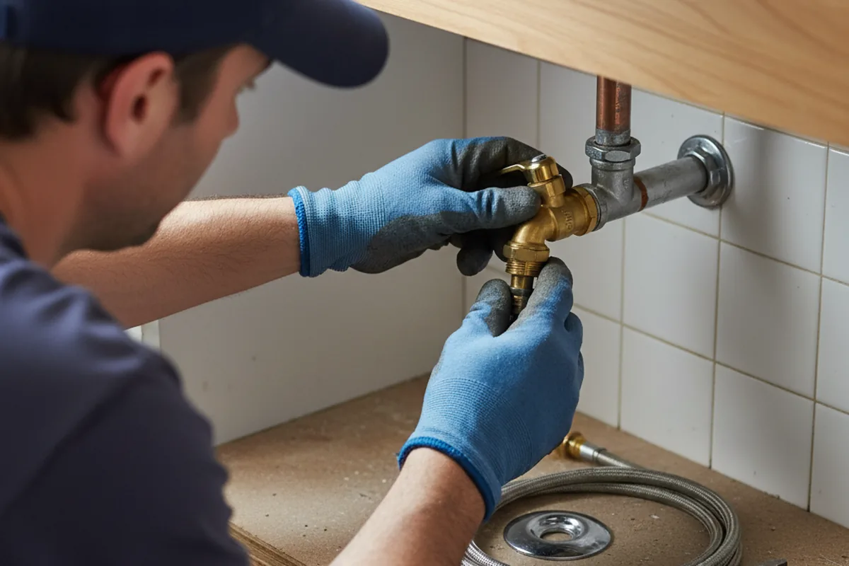 Shutoff valve and fitting work during Repiping in Sturgeon